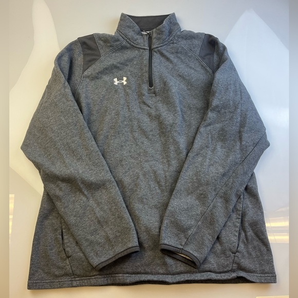Under Armour Quarter zip Cold Gear Sweater R122-4 - Picture 1 of 3